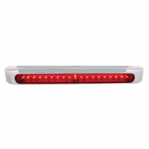 UNITED PACIFIC - UNITED PACIFIC - 36708 - SOPORTE DE LUZ DE INOXIDABLE CON BISEL Y BARRA DE LUCES DE 17 LED DE 19 LED - LED ROJO/LENTE ROJA - Image 2