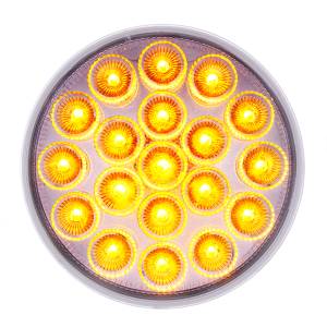 UNITED PACIFIC - UNITED PACIFIC - 36722 - LUZ FURY DOBLE REDONDA DE 19 LED DE 4" (PARADA, GIRO, COLA) CON LUZ DE ADVERTENCIA - LED ROJO Y ÁMBAR/LENTE TRANSPARENTE - Image 3