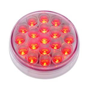 UNITED PACIFIC - UNITED PACIFIC - 36722 - LUZ FURY DOBLE REDONDA DE 19 LED DE 4" (PARADA, GIRO, COLA) CON LUZ DE ADVERTENCIA - LED ROJO Y ÁMBAR/LENTE TRANSPARENTE - Image 6