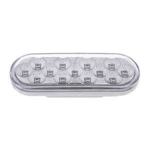 UNITED PACIFIC - UNITED PACIFIC - 36723 - LUZ FURY DOBLE OVALADA DE 13 LED DE 6" (PARADA, GIRO Y TRASERA) CON LUZ DE ADVERTENCIA - LED ROJO Y ÁMBAR/LENTE TRANSPARENTE - Image 7