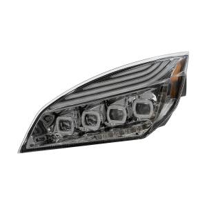 UNITED PACIFIC - UNITED PACIFIC - 36724 - FARO CROMADO DE QUAD-LED CON LED DRL Y SEQ. SEÑAL PARA FREIGHTLINER CASCADIA 2018-2024 - CONDUCTOR - Image 2