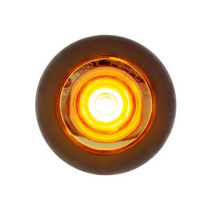 UNITED PACIFIC - 36745B - 1 MINI LUZ DE ESPACIO LED DE 3/4" LED ÁMBAR CON LENTE TRANSPARENTE CON OJAL DE GOMA (A GRANEL)