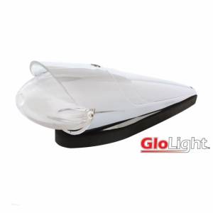 UNITED PACIFIC - 36750 - KIT DE LUZ DE CABINA ESTILO GRAKON 1000 DE SANDÍA GLOLIGHT DE DOBLE FUNCIÓN DE 9 LED CON VISERA - LED ÁMBAR/LENTE TRANSPARENTE