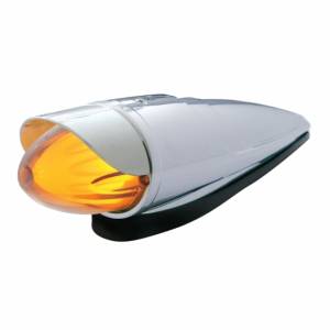 UNITED PACIFIC - 36758 - KIT DE LUZ DE CABINA GRAKON 1000 DE SANDÍA GLOLIGHT DE DOBLE FUNCIÓN DE 9 LED CON VISERA - LED ÁMBAR/LENTE TRANSPARENTE