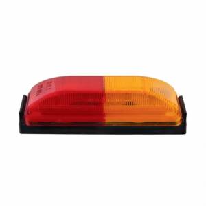 UNITED PACIFIC - UNITED PACIFIC - 36774BARK-B - LUZ DE MONTAJE PARA GUARDABARROS RECTANGULAR DE 6 LED (LIQUIDACIÓN/MARCADOR) CON LENTE ÁMBAR Y ROJA, Y SOPORTE NEGRO (A GRANEL) - Image 2