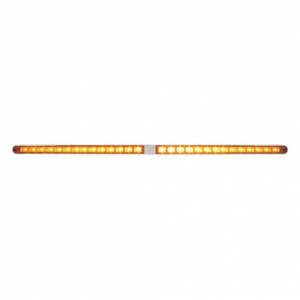 UNITED PACIFIC - UNITED PACIFIC - 36787 - BARRAS DE LUCES DOBLES DE 14 LED DE 12" CON BISEL - LED ÁMBAR/LENTE ÁMBAR - Image 1