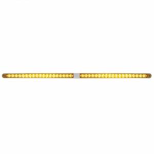 UNITED PACIFIC - 36796 - BARRAS DE LUCES REFLECTORAS DOBLES DE 14 LED DE 12" CON BISEL - LED ÁMBAR/LEENTE ÁMBAR