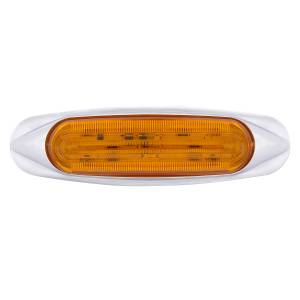 UNITED PACIFIC - 36815 - LUZ DE PISTA DE 4 LED (LIQUIDACIÓN/MARCADOR) - LED ÁMBAR/LENTE ÁMBAR
