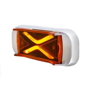 UNITED PACIFIC - UNITED PACIFIC - 36819 - LUZ DE BALIZAMIENTO RECTANGULAR SABRE DE 4 LED CON LENTE ÁMBAR - Image 3