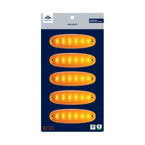 UNITED PACIFIC - UNITED PACIFIC - 36821 - 6 LUCES DE CABINA LED ÁMBAR PARA FREIGHTLINER CASCADIA 2008-2017 - LENTES ÁMBAR (PAQUETE DE 5) - Image 6