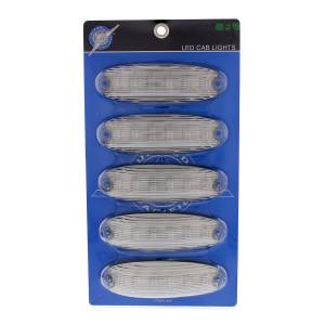 UNITED PACIFIC - UNITED PACIFIC - 36822 - 6 LUCES DE CABINA LED ÁMBAR PARA FREIGHTLINER CASCADIA 2008-2017 - LENTE TRANSPARENTE (PAQUETE DE 5) - Image 5