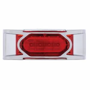 UNITED PACIFIC - UNITED PACIFIC - 36894 - LUZ REFLECTORA DE 16 LED (LIQUIDACIÓN/MARCADOR) CON BISEL CROMADO - LED ROJO/LENTE ROJA - Image 2