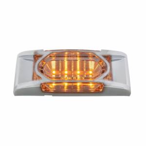 UNITED PACIFIC - UNITED PACIFIC - 36895 - LUZ REFLECTORA DE 16 LED (LIQUIDACIÓN/MARCADOR) CON BISEL CROMADO - LED ÁMBAR/LENTE TRANSPARENTE - Image 4