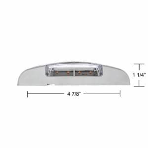 UNITED PACIFIC - UNITED PACIFIC - 36895 - LUZ REFLECTORA DE 16 LED (LIQUIDACIÓN/MARCADOR) CON BISEL CROMADO - LED ÁMBAR/LENTE TRANSPARENTE - Image 7
