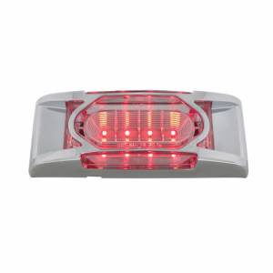 UNITED PACIFIC - UNITED PACIFIC - 36896 - LUZ REFLECTORA DE 16 LED (LIQUIDACIÓN/MARCADOR) CON BISEL CROMADO - LED ROJO/LENTE TRANSPARENTE - Image 4