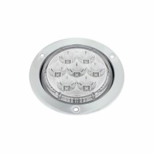 UNITED PACIFIC - UNITED PACIFIC - 36914 - LUZ DE BRIDA REDONDA SS DE 7 LED DE 4" (PARADA, GIRO Y TRASERA) - LED ROJO/LENTE TRANSPARENTE - Image 3