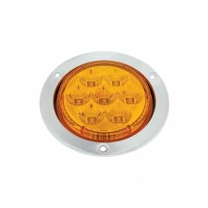 UNITED PACIFIC - UNITED PACIFIC - 36915 - LUZ DE SEÑAL DE GIRO CON BRIDA SS DE 4" DE 7 LED - LED ÁMBAR/LENTE ÁMBAR - Image 3