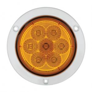 UNITED PACIFIC - UNITED PACIFIC - 36915 - LUZ DE SEÑAL DE GIRO CON BRIDA SS DE 4" DE 7 LED - LED ÁMBAR/LENTE ÁMBAR - Image 7
