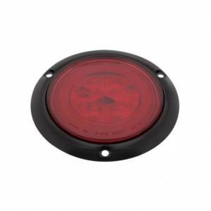 UNITED PACIFIC - UNITED PACIFIC - 36957 - GLOLIGHT DE MONTAJE DE BRIDA REDONDA DE 4" DE 21 LED (PARADA, GIRO Y COLA) - LED ROJO/LENTE ROJA - Image 4