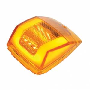 UNITED PACIFIC - 36966 - LUZ DE CABINA CUADRADA GLOLIGHT DE 24 LED - LED ÁMBAR/LENTE ÁMBAR