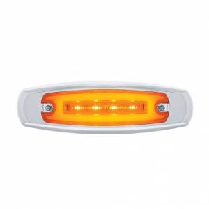 UNITED PACIFIC - UNITED PACIFIC - 36980 - GLOLIGHT RECTANGULAR DE 16 LED CON BISEL (LIQUIDACIÓN/MARCADOR) - LED ÁMBAR/LENTE ÁMBAR - Image 2