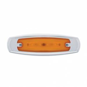 UNITED PACIFIC - UNITED PACIFIC - 36980 - GLOLIGHT RECTANGULAR DE 16 LED CON BISEL (LIQUIDACIÓN/MARCADOR) - LED ÁMBAR/LENTE ÁMBAR - Image 3
