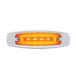 UNITED PACIFIC - UNITED PACIFIC - 36980B - LUZ GLOLIGHT RECTANGULAR DE 16 LED CON BISEL (LIQUIDACIÓN/MARCADOR) - LED ÁMBAR/LENTE ÁMBAR (A GRANEL) - Image 2
