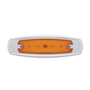 UNITED PACIFIC - UNITED PACIFIC - 36980B - LUZ GLOLIGHT RECTANGULAR DE 16 LED CON BISEL (LIQUIDACIÓN/MARCADOR) - LED ÁMBAR/LENTE ÁMBAR (A GRANEL) - Image 3