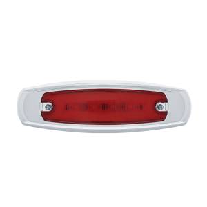 UNITED PACIFIC - UNITED PACIFIC - 36981B - GLOLIGHT RECTANGULAR DE 16 LED CON BISEL (LIQUIDACIÓN/MARCADOR) - LED ROJO/LENTE ROJA (A GRANEL) - Image 2