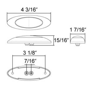 UNITED PACIFIC - UNITED PACIFIC - 36984 - LUZ GLOLIGHT 6 LED M5 MILLENNIUM (LIQUIDACIÓN/MARCADOR) - LED ÁMBAR/LENTE ÁMBAR - Image 5