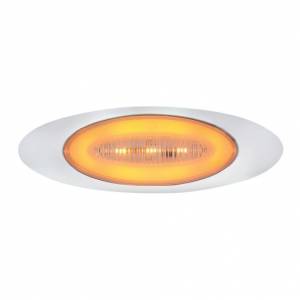 UNITED PACIFIC - 36990 - 13 LED M1 MILLENNIUM GLOLIGHT (LIQUIDACIÓN/MARCADOR) - LED ÁMBAR/LENTE TRANSPARENTE