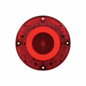 UNITED PACIFIC - UNITED PACIFIC - 37034 - GLOLIGHT DE 32 LED DE 7" (PARADA, GIRO Y COLA) - LED ROJO/LENTE ROJA - Image 2