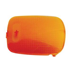UNITED PACIFIC - 37050 - LENTE DE LUZ DE DOMO RECTANGULAR PARA PETERBILT 2006+ - ÁMBAR