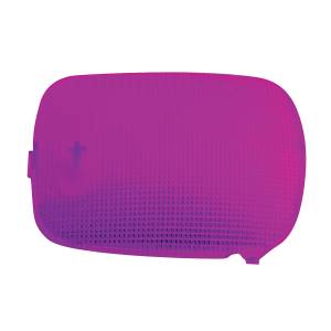 UNITED PACIFIC - 37054 - LENTE DE LUZ DE DOMO RECTANGULAR PARA PETERBILT 2006+ - PÚRPURA