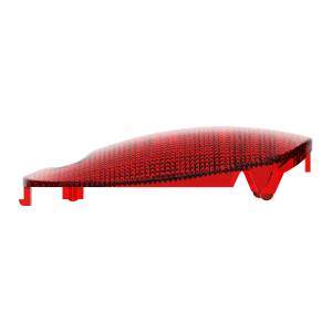 UNITED PACIFIC - UNITED PACIFIC - 37055 - LENTE DE LUZ DE DOMO RECTANGULAR PARA PETERBILT 2006+ - ROJO - Image 3