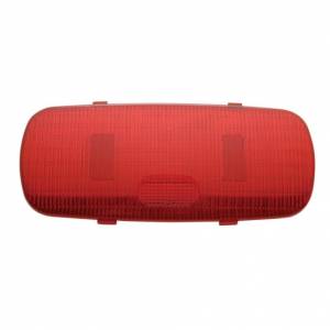 UNITED PACIFIC - 37067 - LENTE DE LUZ CENTRAL DOMO PARA 2006+ PETERBILT - ROJO