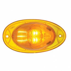 UNITED PACIFIC - 37077 - LUZ DE SEÑAL DE GIRO DE 7 LED PARA FREIGHTLINER CASCADIA 2008-2017 - LENTE DOMO, LED ÁMBAR/LENTE ÁMBAR