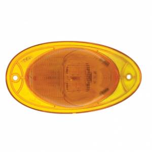 UNITED PACIFIC - UNITED PACIFIC - 37077 - LUZ DE SEÑAL DE GIRO DE 7 LED PARA FREIGHTLINER CASCADIA 2008-2017 - LENTE DOMO, LED ÁMBAR/LENTE ÁMBAR - Image 2
