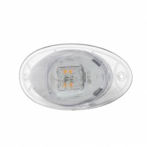 UNITED PACIFIC - UNITED PACIFIC - 37078 - LUZ DE SEÑAL DE GIRO DE 7 LED PARA FREIGHTLINER CASCADIA 2008-2017 - LENTE DOMO, LED ÁMBAR/LENTE TRANSPARENTE - Image 3