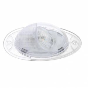 UNITED PACIFIC - UNITED PACIFIC - 37078 - LUZ DE SEÑAL DE GIRO DE 7 LED PARA FREIGHTLINER CASCADIA 2008-2017 - LENTE DOMO, LED ÁMBAR/LENTE TRANSPARENTE - Image 4