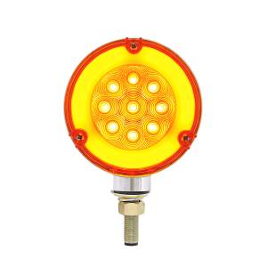 UNITED PACIFIC - 37084 - LUZ GLOLIGHT DE DOBLE CARA DE 54 LED (SEÑAL DE GIRO) - LED ÁMBAR Y ROJO/LENTE TRANSPARENTE