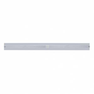 UNITED PACIFIC - 37107 - PLACA DE GUARDABARROS SUPERIOR CROMADA CON DOS BARRAS DE LUCES DE 14 LED DE 24" - LED ROJO/LENTE CROMADA (CADA UNO)