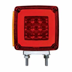 UNITED PACIFIC - UNITED PACIFIC - 37124 - LUZ GLOLIGHT DE DOBLE CARA DE 53 LED CON MARCADOR LATERAL (SEÑAL DE GIRO) CONDUCTOR - LED ÁMBAR Y ROJO/LENTE ÁMBAR Y ROJA - Image 3