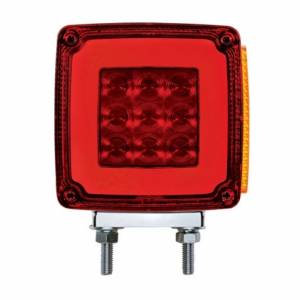 UNITED PACIFIC - UNITED PACIFIC - 37125 - GLOLIGHT DE DOBLE CARA DE 53 LED CON DOBLE ESPÁRRAGO CON MARCADOR LATERAL (SEÑAL DE GIRO) PASAJERO - LED ÁMBAR Y ROJO/LENTE ÁMBAR Y ROJA - Image 3