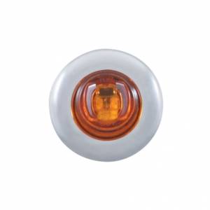 UNITED PACIFIC - UNITED PACIFIC - 37142 - MINI LUZ DE 2 LED DE 3/4" CON BISEL (LIQUIDACIÓN/MARCADOR) - LED ÁMBAR/LENTE ÁMBAR - Image 2