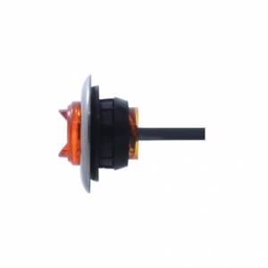 UNITED PACIFIC - UNITED PACIFIC - 37142 - MINI LUZ DE 2 LED DE 3/4" CON BISEL (LIQUIDACIÓN/MARCADOR) - LED ÁMBAR/LENTE ÁMBAR - Image 4