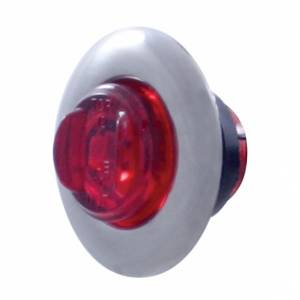 UNITED PACIFIC - UNITED PACIFIC - 37143 - MINI LUZ DE 2 LED DE 3/4" CON BISEL (LIQUIDACIÓN/MARCADOR) - LED ROJO/LENTE ROJA - Image 3