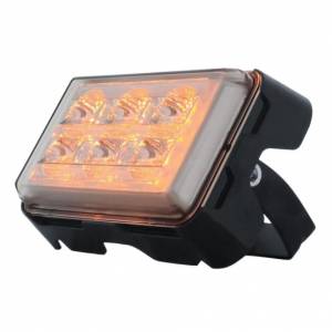 UNITED PACIFIC - UNITED PACIFIC - 37158B - 6 LUCES DE ADVERTENCIA LED RECTANGULARES DE ALTA POTENCIA CON SOPORTE - LED ÁMBAR (A GRANEL) - Image 3