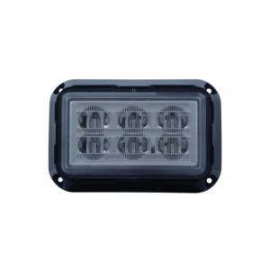 UNITED PACIFIC - UNITED PACIFIC - 37163B - 6 LUZ DE ADVERTENCIA RECTANGULAR LED DE ALTA POTENCIA - LED AZUL (A GRANEL) - Image 2