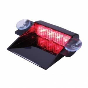 UNITED PACIFIC - 37184B - 4 LUZ DE ADVERTENCIA DEL TABLERO LED DE ALTA POTENCIA - LED ROJO (A GRANEL)